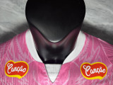 2025-26 Santos special version pink dragon soccer jersey   (The player version is more slim fit, it is recommended to buy one size larger)