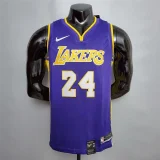 Bryant #24 Lakers purple yellow