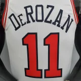 75th Anniversary DeRozan #11 Bulls White