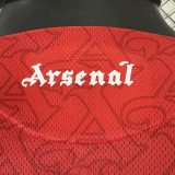 2025-26 Arsenal  home long sleeve player version jersey  (The player version is more slim fit, it is recommended to buy one size larger)