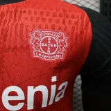 2024-25 Leverkusen home player version(The player version is more slim fit, it is recommended to buy one size larger)