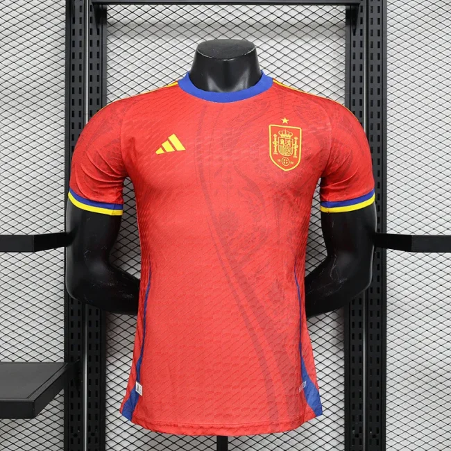 2024-25 Spain Red Special Player version(The player version is more slim fit, it is recommended to buy one size larger)