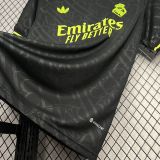 2024-25 Real Madrid  X BLACK AND NEON UNIQUE Jersey