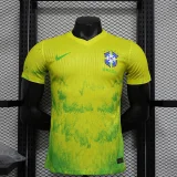 2024-25 Brazil yellow Special Edition Player Version (The player version is more slim fit, it is recommended to buy one size larger)