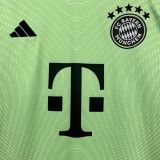 2025-26 Bayern Munich Green Goalkeeper Kids Kit