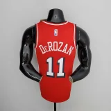 2022 Season Chicago Bulls DeROZAN#11 City Edition Red NBA Jersey