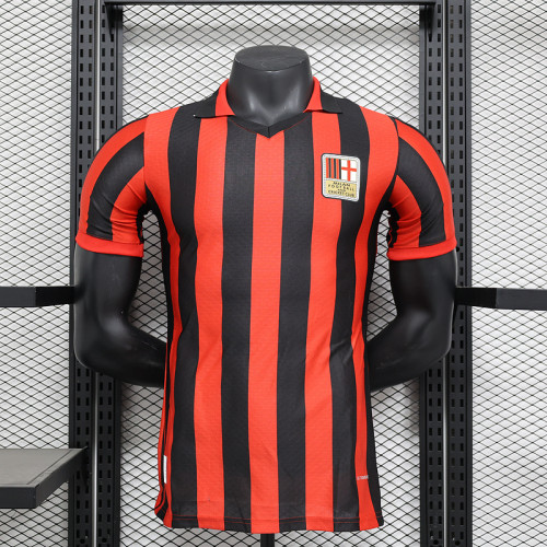 2024-25.AC Milan   125th Player version jersey  (The player version is more slim fit, it is recommended to buy one size larger)