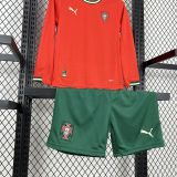2025-26 Portugal home long sleeve kid kit