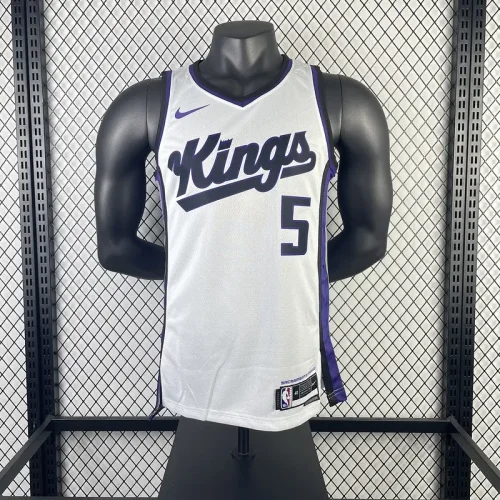 24th Season Kings Home White jersey