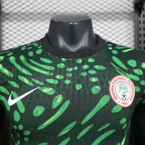 Player Version 2024 Nigeria Home(The player version is more slim fit, it is recommended to buy one size larger)