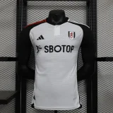 Fulham 2023-24 home white player version soccer Jersey