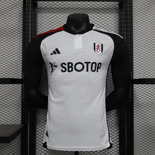 Fulham 2023-24 home white player version soccer Jersey