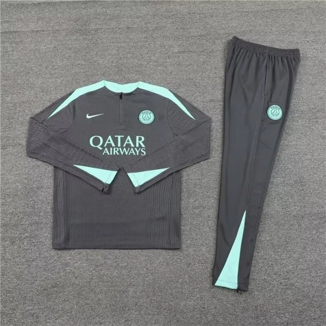 paris saint germain 2024 gray training suit