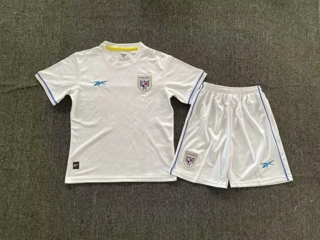 Panama 2024-25 red away kids kit