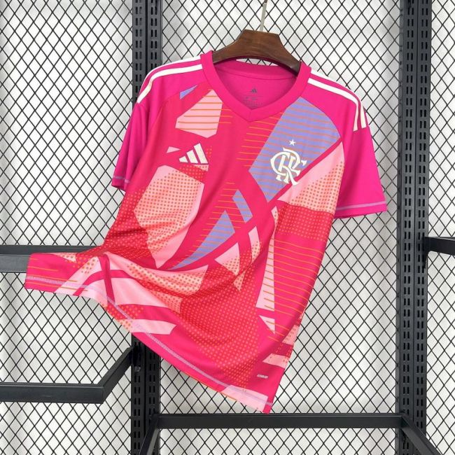 25-26 Flamengo pink goalkeeper jersey