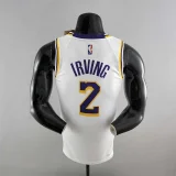 75th Anniversary IRVING #2 Los Angeles Lakers Yellow NBA Jersey