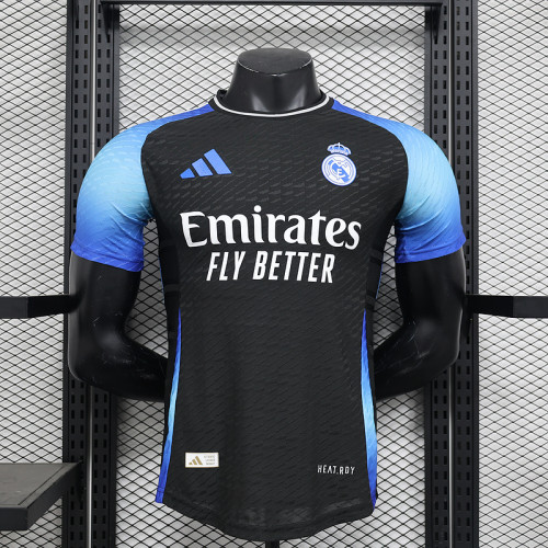 2024-25 Real Madrid black special player version jersey(The player version is more slim fit, it is recommended to buy one size larger)