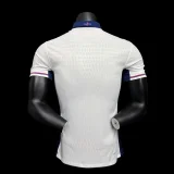 England 2024 home white player soccer jerseys (The player version is more slim fit, it is recommended to buy one size larger)