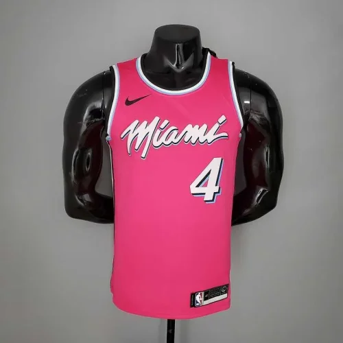 WADE #3 Miami Heat V-neck pink