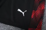 2024-25 AC Milan red and black cotton training suit