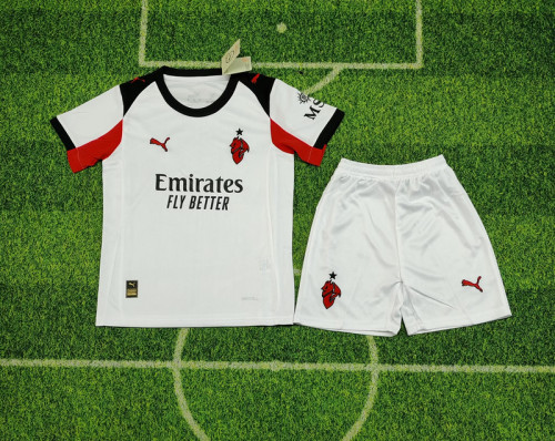 2025-26 AC Milan white kid kit