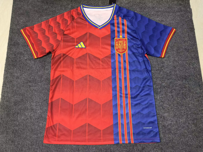 2025-26 Spain red soccer jersey size
