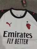 2025-26 AC Milan white soccer jersey