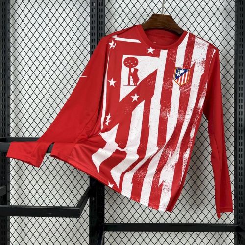 2025-26 Atletico Madrid Pre-Match training Long Sleeves Jersey
