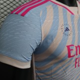 2023-24 Arsenal  blue and white player version training jersey(The player version is more slim fit, it is recommended to buy one size larger)