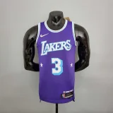 2022 75th Anniversary Davis #3 Lakers City Edition Purple