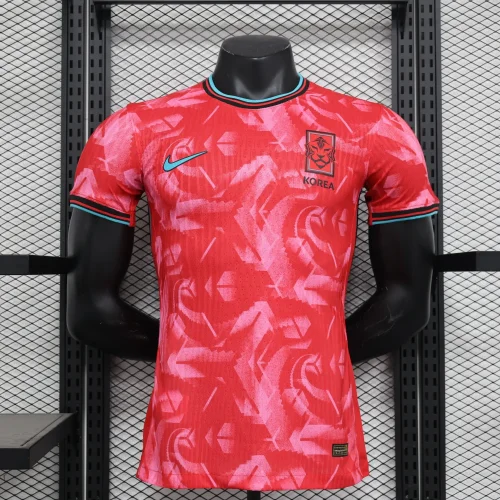 2024-25 South Korea home player version(The player version is more slim fit, it is recommended to buy one size larger)