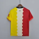 Liverpool 2022-23 LIV red beige yellow soccer jerseys