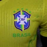 2024-25 Brazil yellow Special Edition Player Version (The player version is more slim fit, it is recommended to buy one size larger)