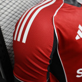 2025-26 Manchester United  home player version jersey   (The player version is more slim fit, it is recommended to buy one size larger)