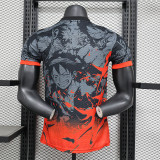 2024-25 Japan Luffy black and red player version jersey (The player version is more slim fit, it is recommended to buy one size larger)