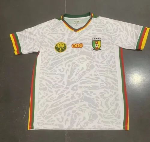 Cameroon 23-24 white soccer jerseys