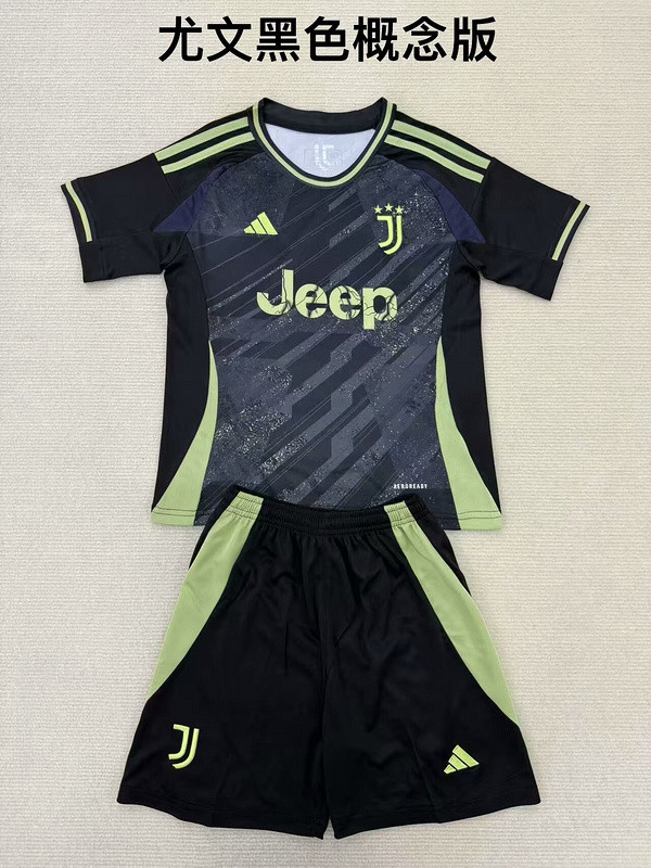 2025-26.Juventus black kid kit