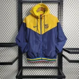 2023-24 Windbreaker Barcelona Royal Blue Yellow