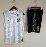 2025-26 Brazil white vest suit