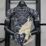 2024-25 Real Madrid black dragon special player version jersey(The player version is more slim fit, it is recommended to buy one size larger)