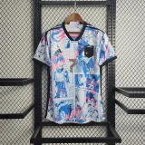 Japan 2022-23 anime white soccer jerseys