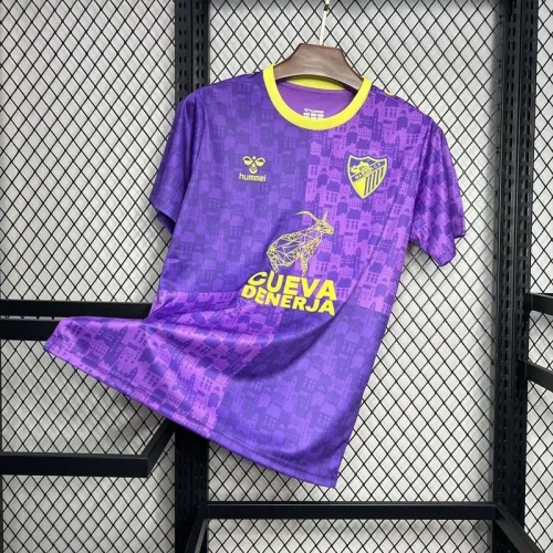 2024-25 Malaga Purple pre-match training Jersey