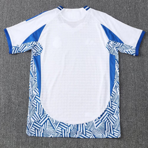 2025-26.Real Madrid  white and blue training jersey