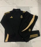 A780# 2024-25 Long Zipper Real Madrid Black Suit