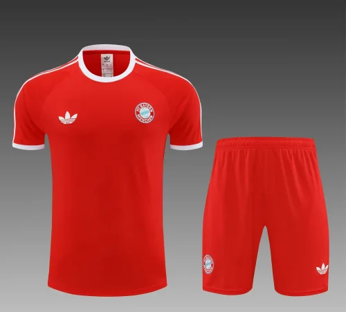2024 Italy red cotton training suit
