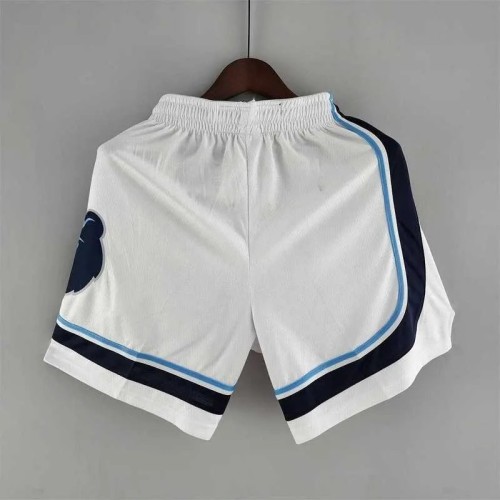 Memphis Grizzlies NBA Shorts White NBA shorts
