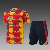 2024-25 Barcelona yellow and red training suit