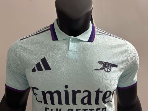 arsenal 2025-26 green player version   (The player version is more slim fit, it is recommended to buy one size larger)