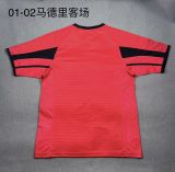 Atletico Madrid 2001-02 Retro  red away