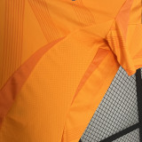 2024-25 Real Madrid away orange soccer jersey